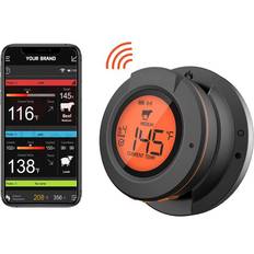 Black Meat Thermometers Tomtop Jms Wireless with 2 Probes 164FT BT4.2 Meat Thermometer