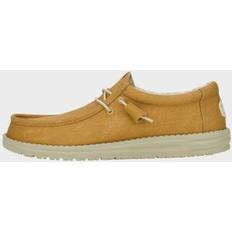 Hey Dude Herre Lave sko Hey Dude Wally Canvas Sneaker Herrer - Beige/Gul