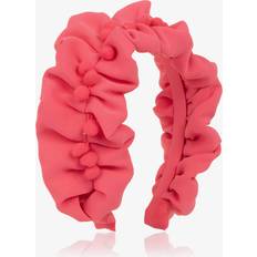 One Size Headbands Children's Clothing Abel & Lula Girls Pink Pom-Pom Hairband Pink