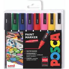 PC-5M Paint Marker Assorted Colours 8 Pack Medium