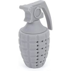 Grey Tea Strainers Goolrc Cute Silicone Infuser Food Grade Grenade Shape Design Tea Strainer
