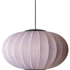 Oval taklampa Made by Hand Knit-Wit 57 Oval Taklampa Guld Glitter Pendellampa