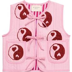 Pink Veste Sissel Edelbo Honey Mini Vest Yin & Yang - Rosa