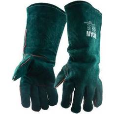 Scan Work Gloves Scan Cow Split Leather Gardening Gauntlet Gloves - 40cm