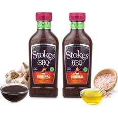 Food & Drinks Stokes Original Barbecue Sauce in Squeezy Bottle 510g Pack of 2