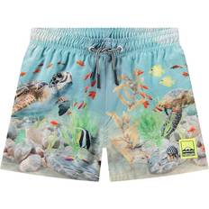 74/80 Badbyxor Barnkläder Molo Niko Board Shorts Happy - Ocean