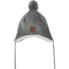 Kuling Barnkläder Kuling Narvik Helmet Beanie Med Fleecefoder - Light Green