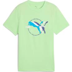 Multifärgade T-shirts Puma Men's Graphics Tee Youth - Green