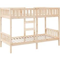 vidaXL 90x190 cm Solid Wood Pine Bunk Bed