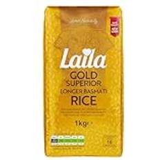 Food & Drinks Laila Gold Basmati Rice Brick Pack 10x1Kg White