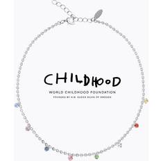 Smycken Caroline Svedbom Childhood Edition Necklace Rainbow Combo - Gold Rhodium