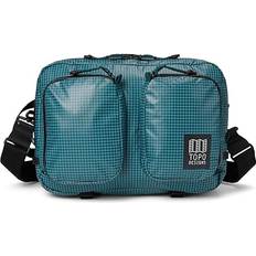 Grå Mapper Topo Designs Apex Briefcase Travel Shoulder Bag - Pond Blue