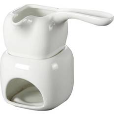 Fondue Wejoy 110ml Ceramic Chocolate Fondue Set Cheese Melting Pot Stove With Stand