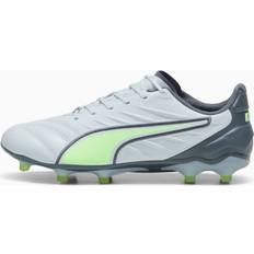 Green - Women Football Shoes Puma King Pro FG/AG Football Boots - Frosted Dew/Fizzy Apple/Grey