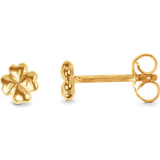 ByBiehl Øreringe ByBiehl Lucky Four Leaf Studs - Gold Plated