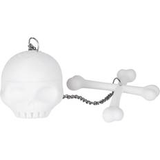 White Tea Strainers Goolrc White Simulation Skull Shape Infuser Tea Strainer