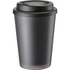 Gowell Coffee Size 2 Layer Thermal Drinking 400ml Black Travel Mug