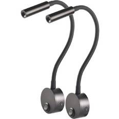 Wejoy 2 Pcs Hotel Bedside Working Study Reading Lamp Wall light