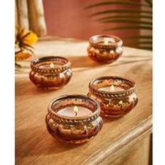 Bronze Candle Holders Joe Browns Blazing Bronze Glass Tealight Holders Set Of 4 Candle Holder 2pcs