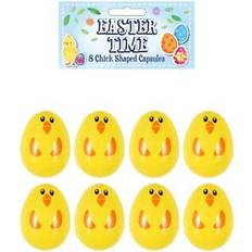 Plastic Easter Decorations Henbrandt Pack of 24 6cm Chick Shaped Egg Capsules Easter Decoration