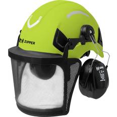 Zipper Foresters Hard Hat - Green/Black