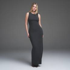 SKIMS Long Boat Neck Dress - Graphite