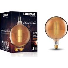 Ljuskällor Luxram Classic Deco E27 Dimmable Extra Warm White Amber 200mm LED Glob