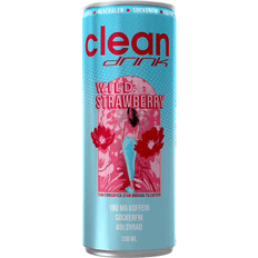 Clean Drink Sport- & Energidrycker Clean Drink Wild Strawberry 33cl