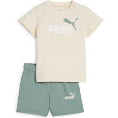 Blåa Övriga sets Barnkläder Puma Minicats Essentials Tee and Shorts Set Toddler - White