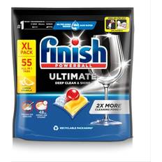 Finish ultimate all in one dishwasher tablets Finish Ultimate All In One Dishwasher Tablets 55 Pack