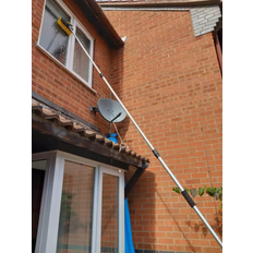 4M Window Cleaning Equipment Fed Pole & Brush
