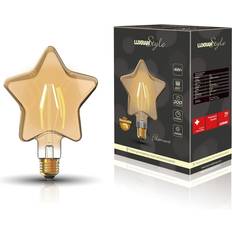 Luxram Classic Style Amber E27 Star Dimmable LED 4W