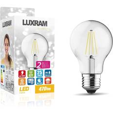 Ljuskällor Luxram Classic E27 Warm White LED GLS 4W 2700K