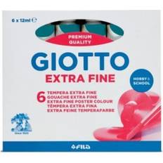 Pitture a tempera Giotto Tempera Extra Fine n 18 Turchese 6 Tubetti Da 12 Ml