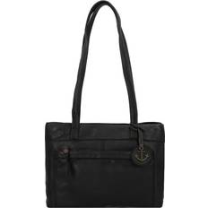 Urban Poets Shopper Bag Leather - Black