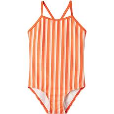 Name It Badedragter Name It Printet Badedragt - NkfZimone - Red Orange