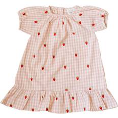 Flöss Dolly Klänning - Rosa Berry Gingham