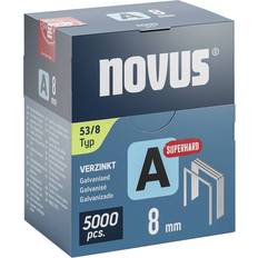 Novus Häftklämmor Typ 53 5000 st 8 x 11.3 x 8 mm Grå