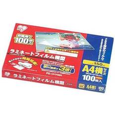 Lamination Films Iris Ohyama Laminating Film Horizontal 150 Micron A4 100 Sheets