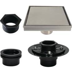 Plumbing Kingston Brass BSFK662 Watercourse 6 Inch Square Shower Drain