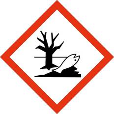 Informationsskyltar Miljöfarligt 30 x 30 mm Farosymbol Självhäftande Skylt 250 st