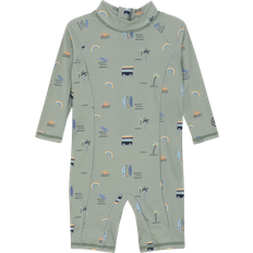UV-dragter Børnetøj Color Kids Baby Badeheldragt UV 50+ - Iceberg Green