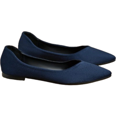 Shein Women's Flat Solid Color Loafer Shoes - Pointed Toe