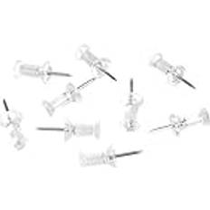 Clear Plastic Head Steel Point 200-Pack