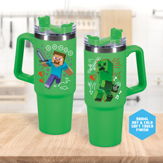 Kökstillbehör Paladone Minecraft Green 900ml Multiway Travel Cup Straw Termosmugg