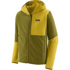 Patagonia R1 Techface Hoody Softshelljacka - Herr - Graze Green