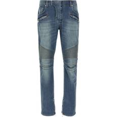 Balmain Trousers & Shorts Balmain Balmain-Biker Jeans - Blue