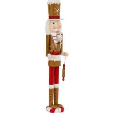 Atmosphera Gingerbread Nøddeknækker-Figur 60 cm Julepynt