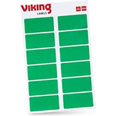 Green Label Viking Coloured Labels Adhesive Green 2.5 x 5 cm Pack of 320