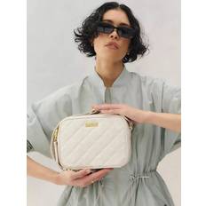 Barbour Crossbody Bags Barbour International Quilted Sloane Crossbody Bag - White